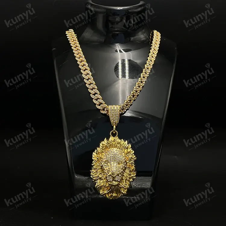 Mặt dây chuyền Hip Hop Totem động vật Mặt dây chuyền Hip Hop Totem động vật