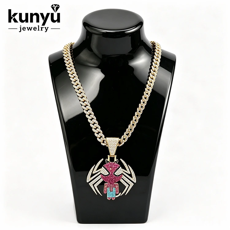 Vòng cổ Hip Hop Mặt dây chuyền Bling Vòng cổ Hip Hop Mặt dây chuyền Bling
