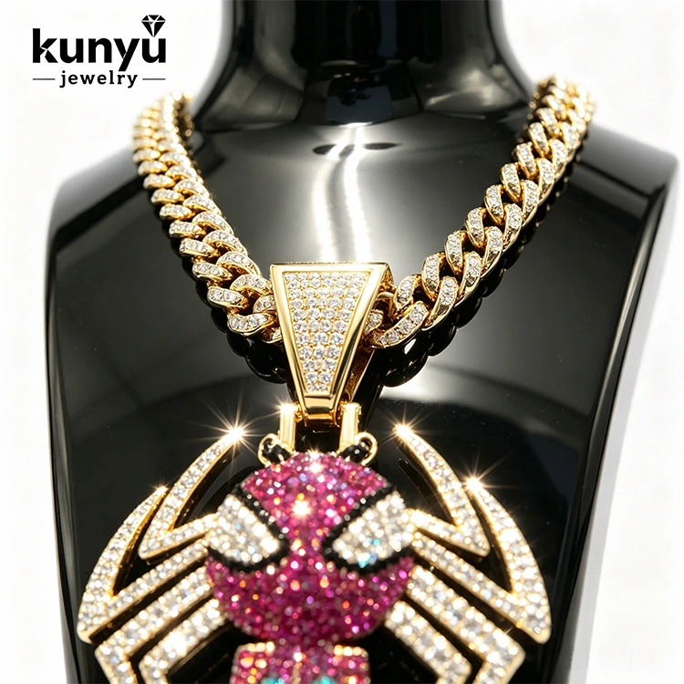 Vòng cổ Hip Hop Mặt dây chuyền Bling