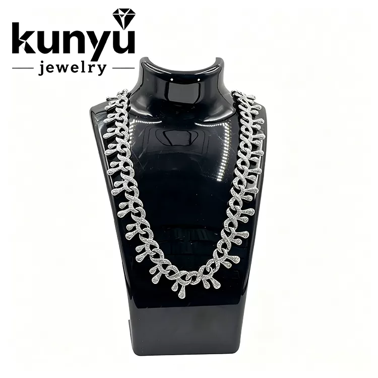 Vòng cổ Cuba hình kim cương Vòng cổ Cuba hình kim cương