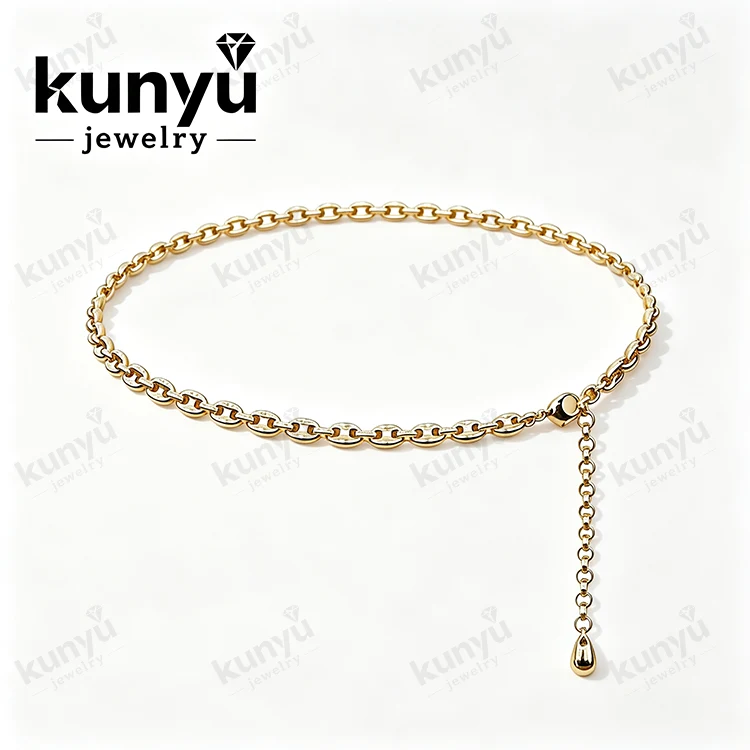 Dây chuyền kim loại vàng