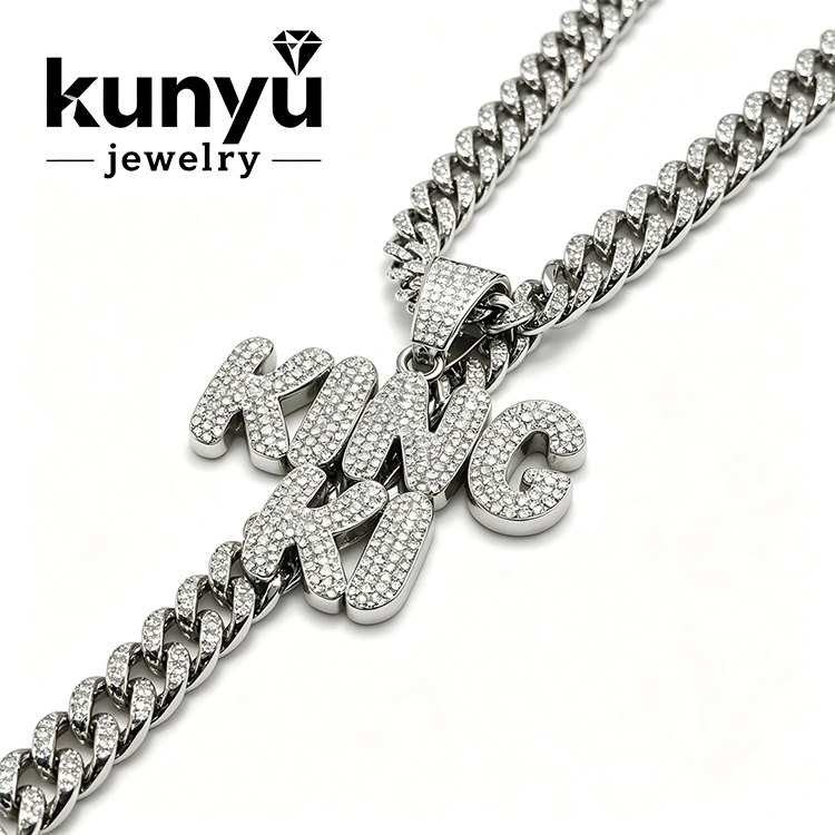 Mặt dây chuyền Hip Hop Iced Out